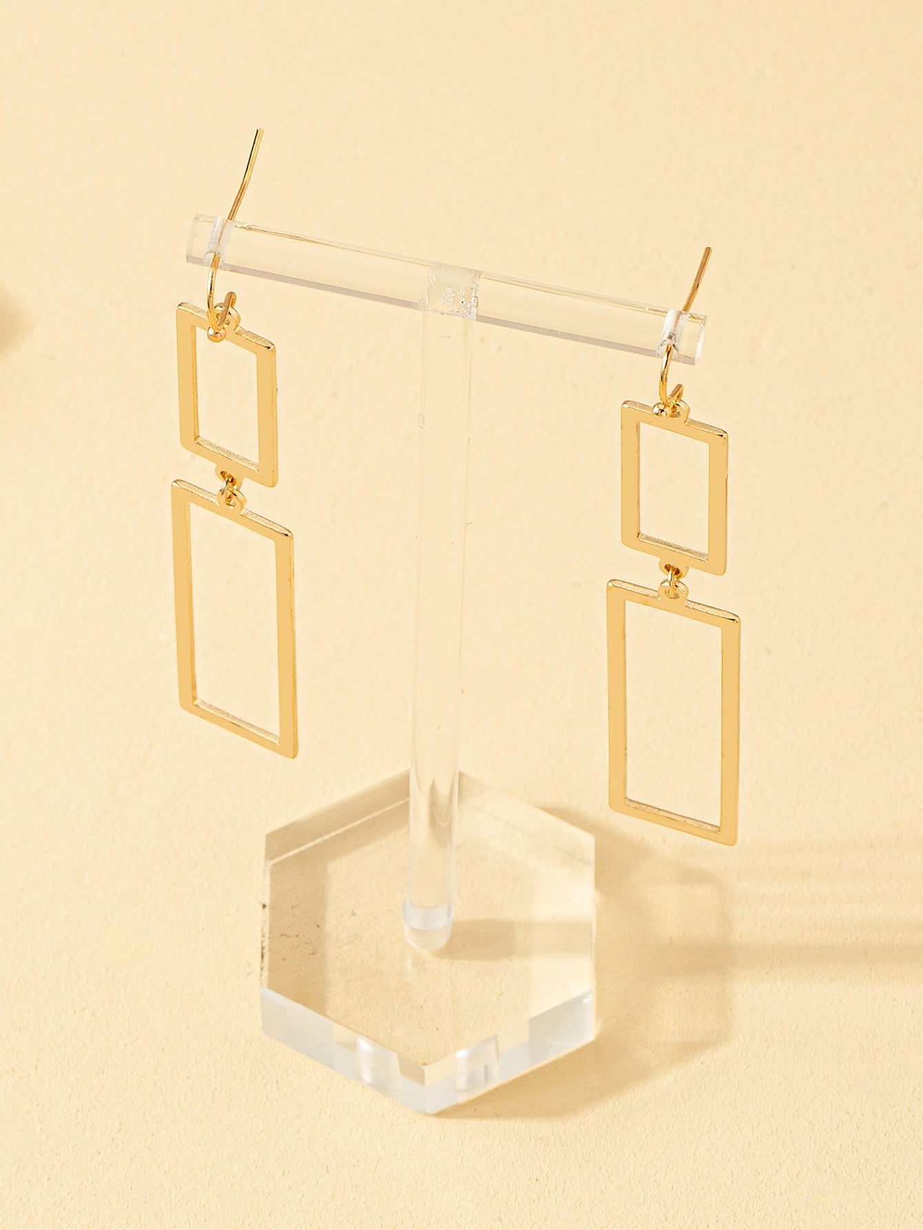 Rectangle Drop Earrings - Seen Mai