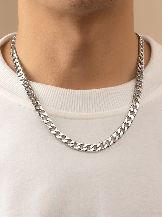 Fashionable and Popular Men Minimalist Chain Necklace Alloy for Jewelry Gift and for a Stylish Look - Seen Mai