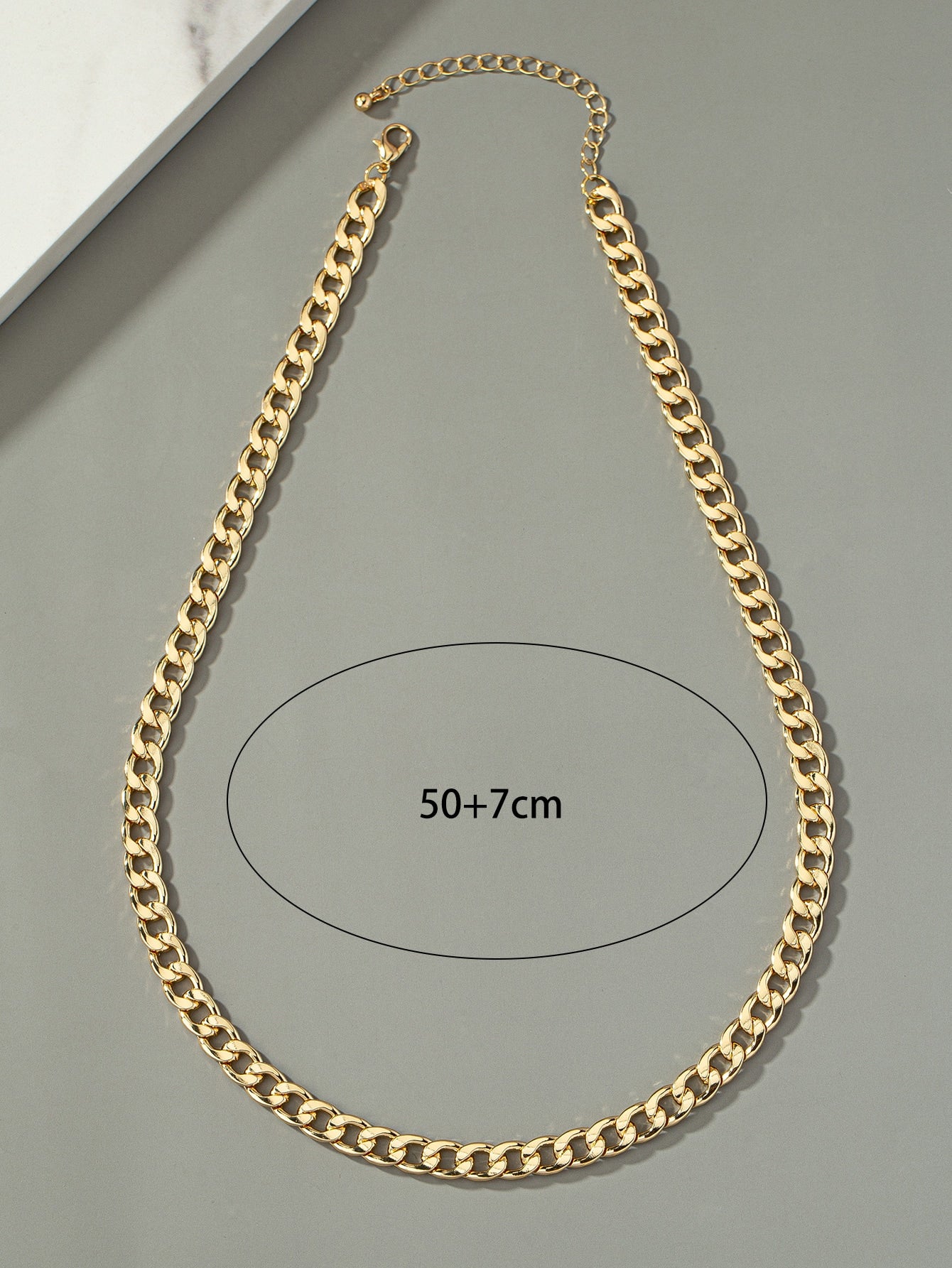 Fashionable and Popular Men Minimalist Chain Necklace Alloy for Jewelry Gift and for a Stylish Look - Seen Mai