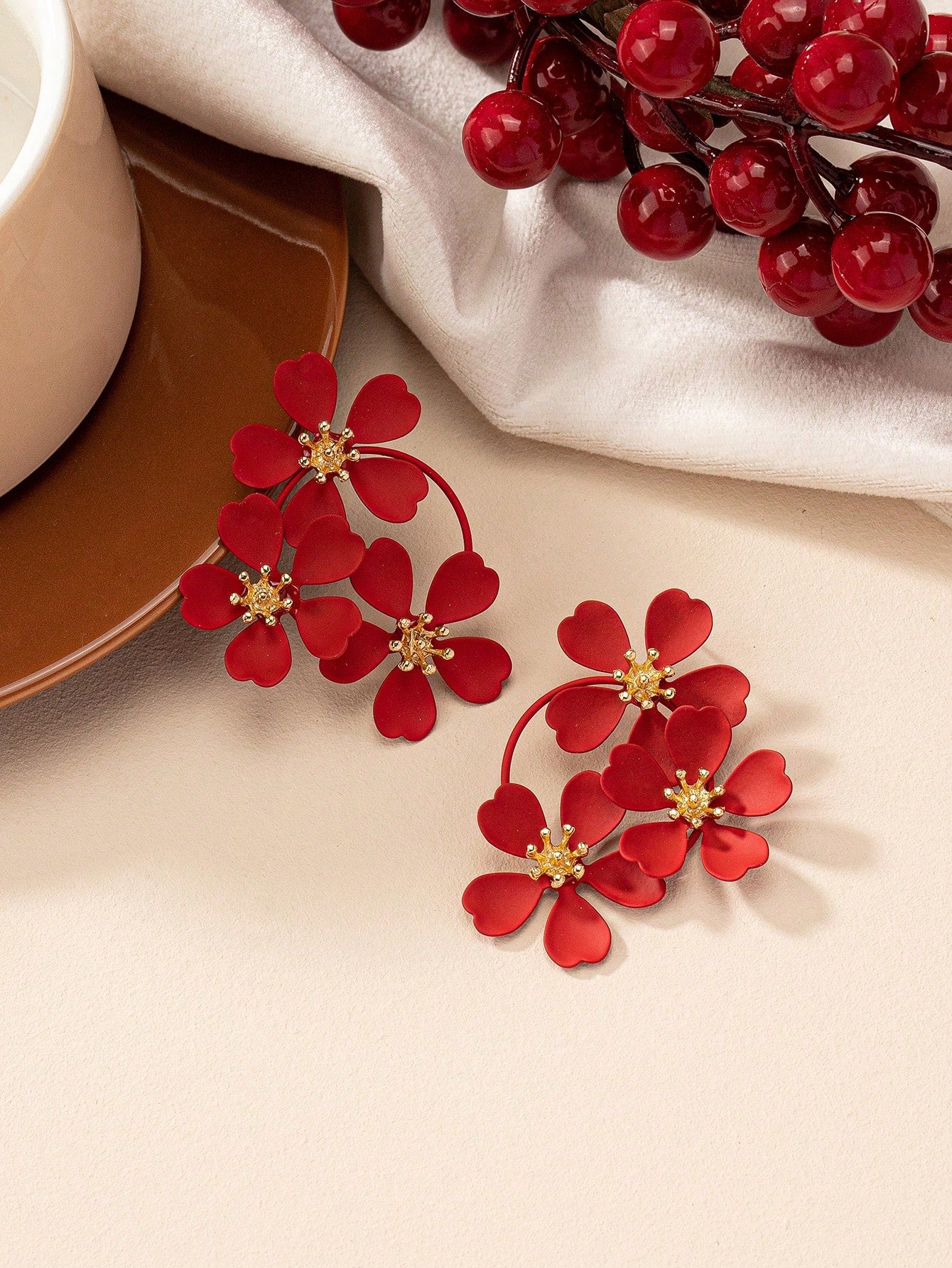 Flower Stud Earrings - Seen Mai