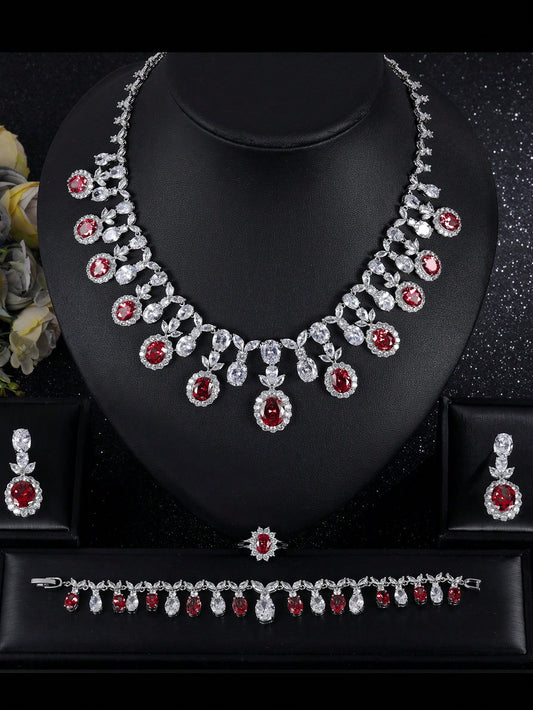 1set/5pcs European And American Luxurious Necklace