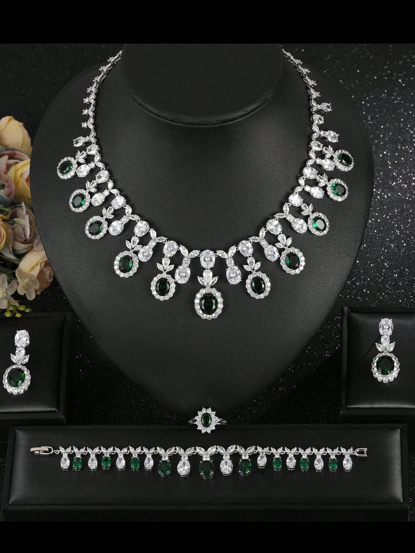 1set/5pcs European And American Luxurious Necklace