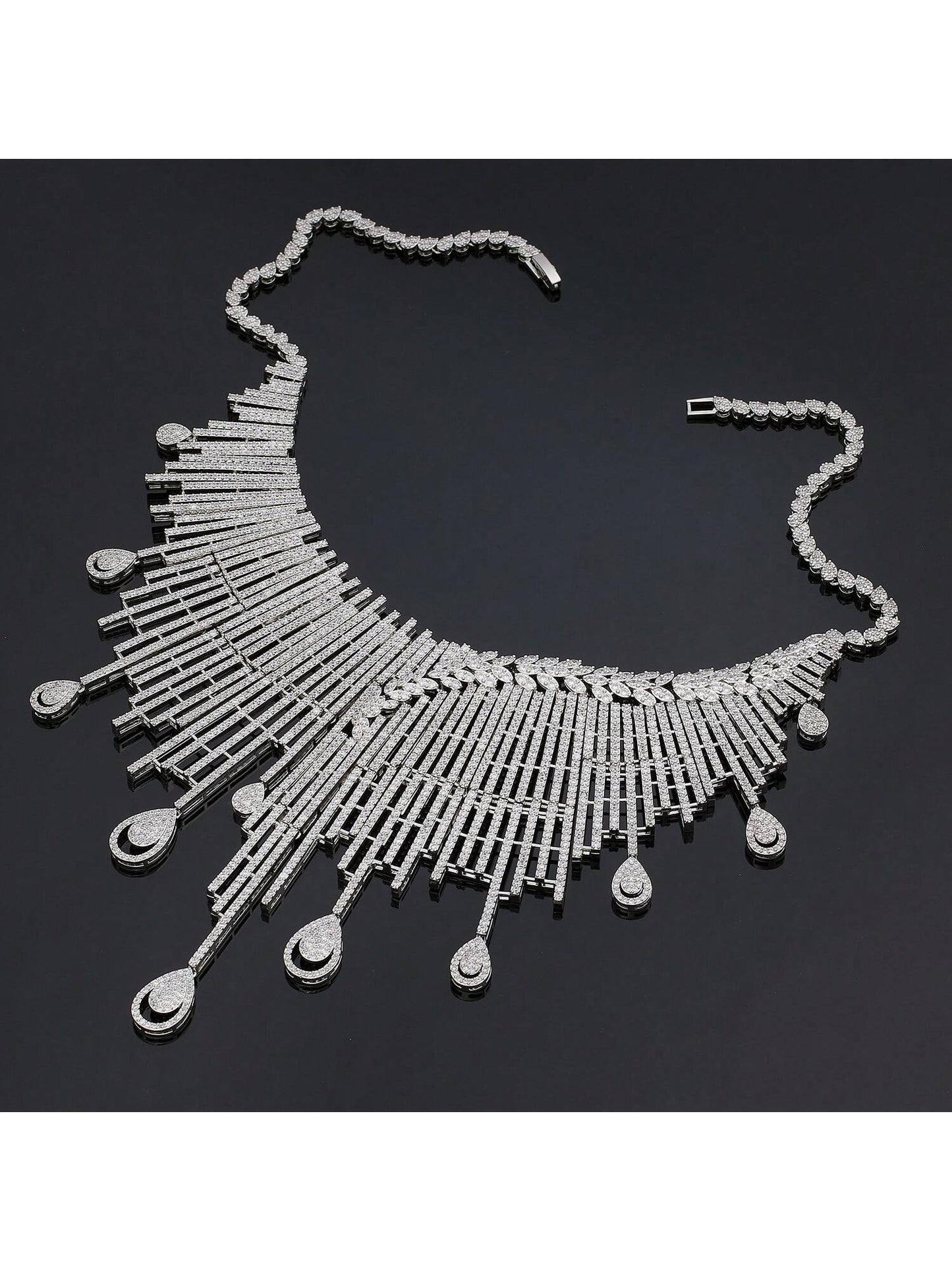 Hotsale 4pcs Bridal Big Jewelry Sets New Fashion Dubai Jewelry Set For Women Wedding Party Accessories Design - Seen Mai