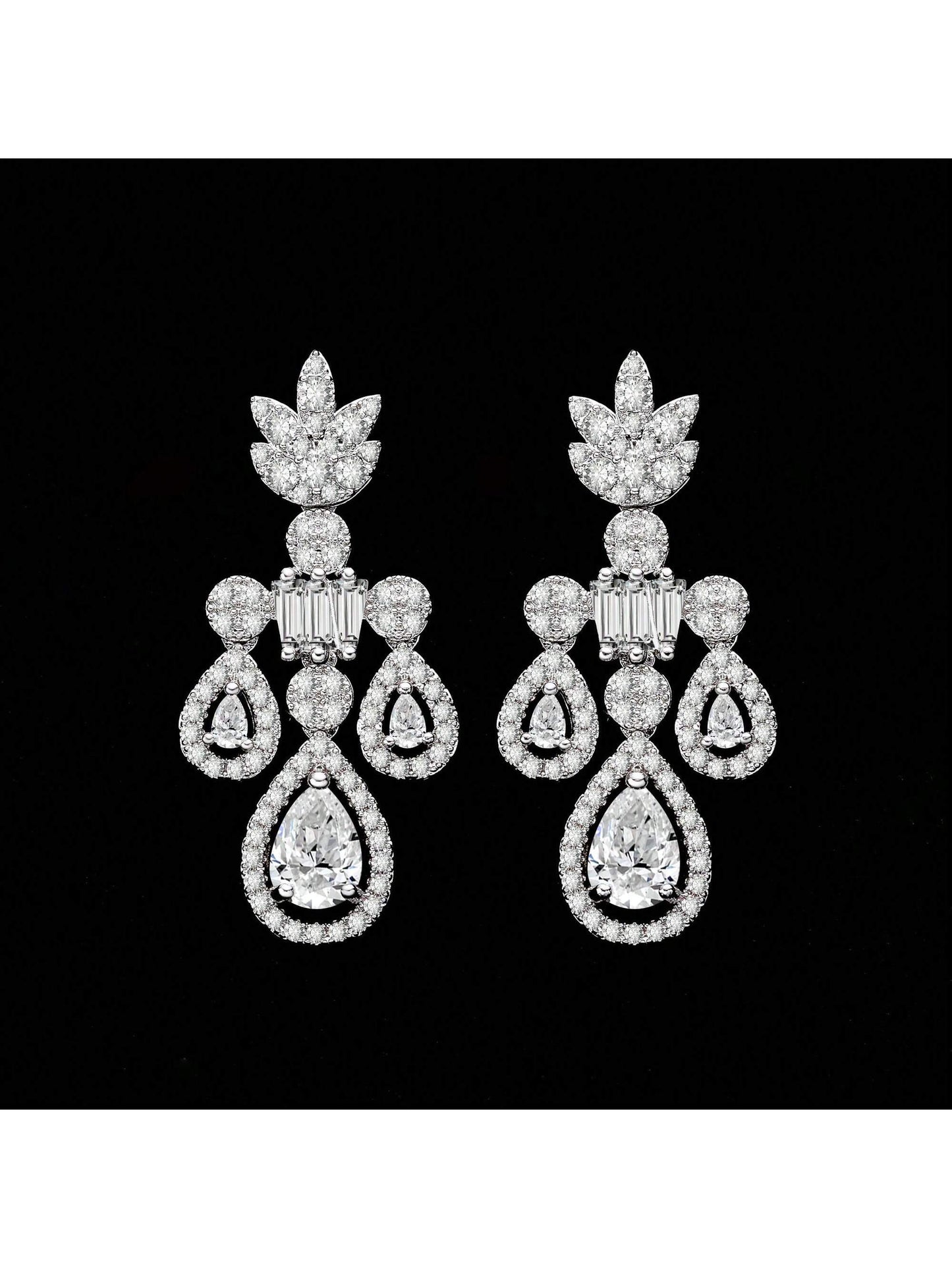 Dubai Nigeria 5A Cubic Zirconia 4PCS Jewelry Set For Women Wedding Party Luxury Crystal Jewelry Accessories Gift - Seen Mai