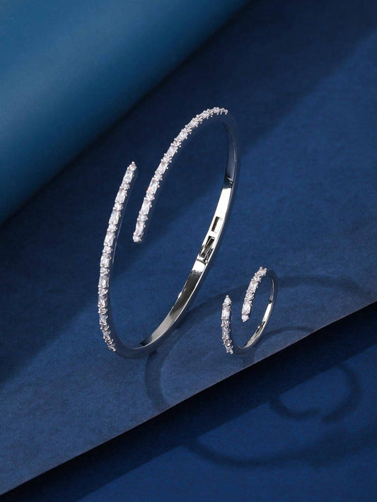 2pcs Bracelet Ring Set