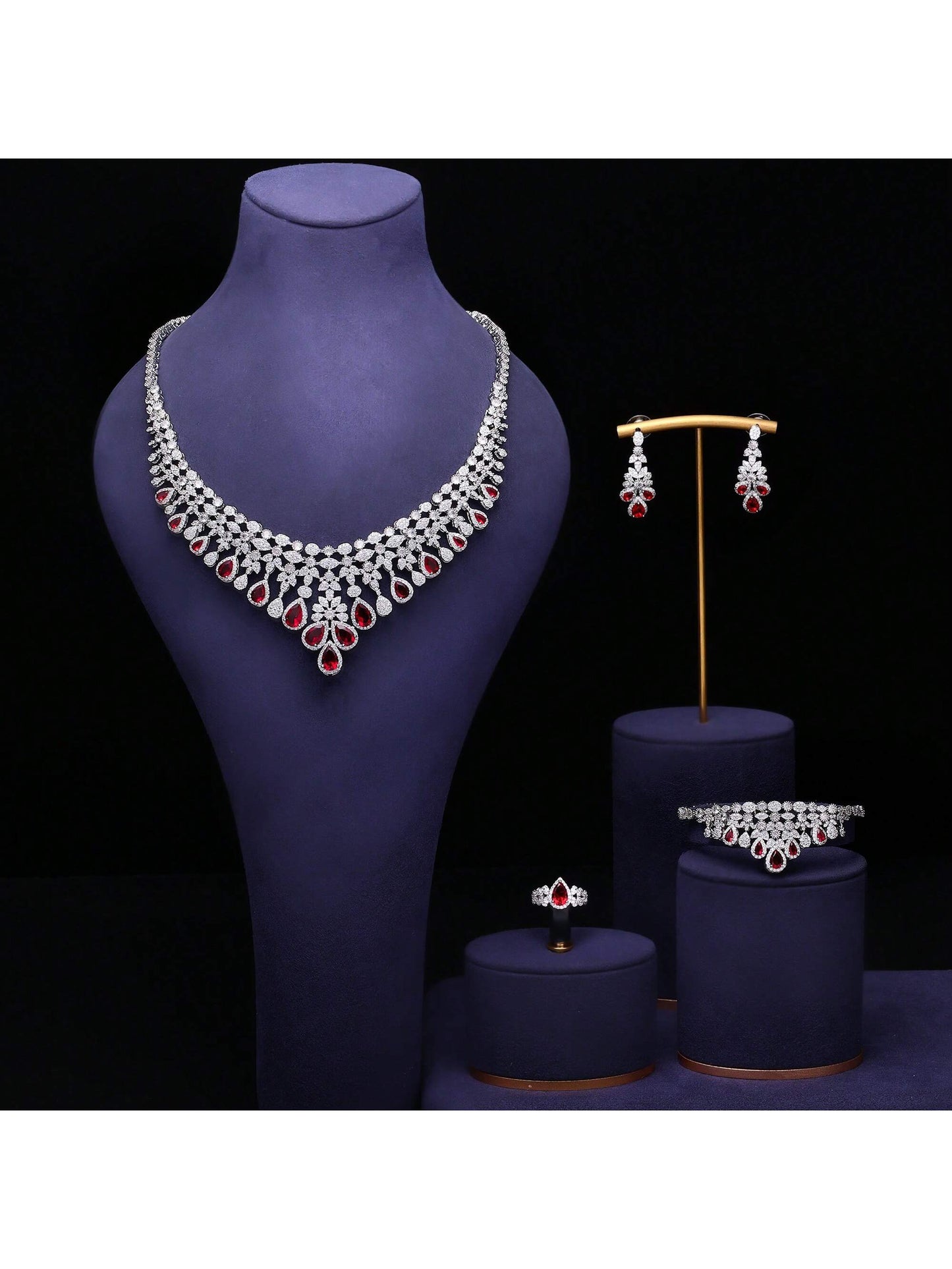 Bridal Zirconia Jewelry Sets For Women Party - Seen Mai