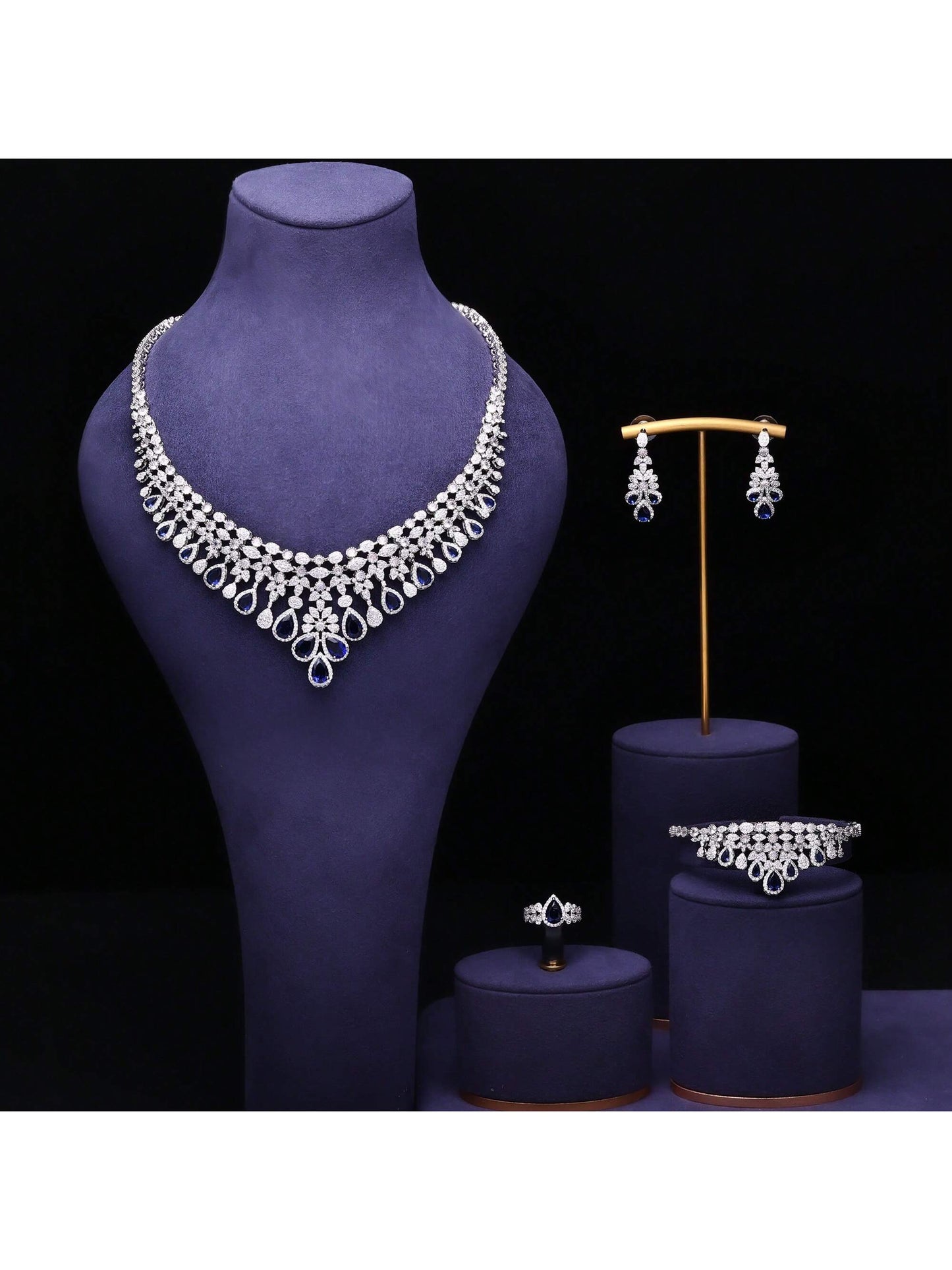 Bridal Zirconia Jewelry Sets For Women Party - Seen Mai