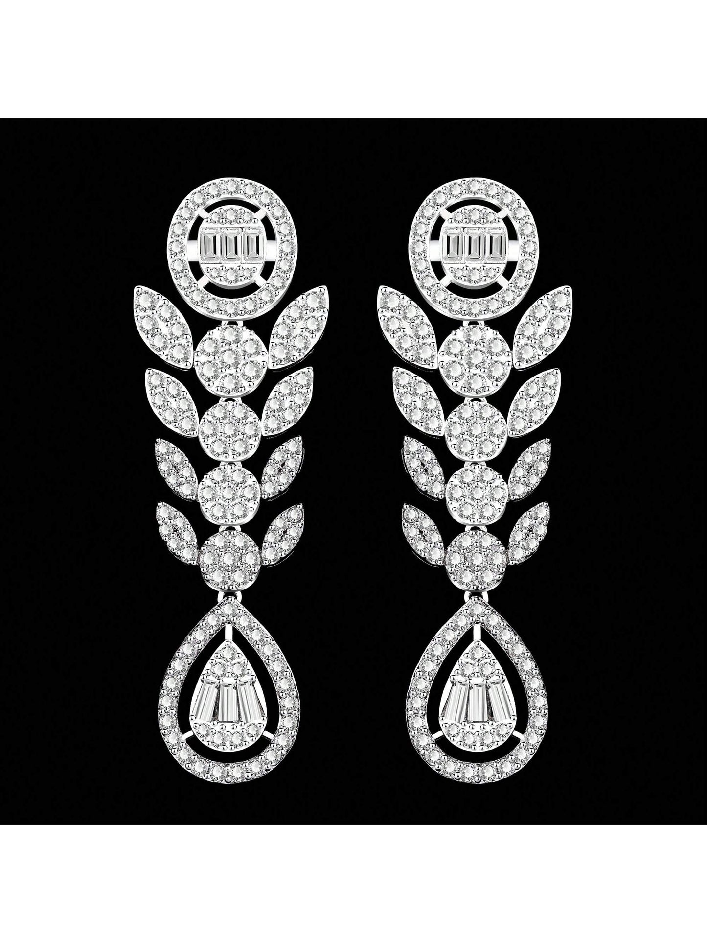 4-Piece Bridal Wedding Jewelry Set New Fashion Saudi Dubai Luxury Jewelry Set Women's Wedding Party Accessories Design - Seen Mai