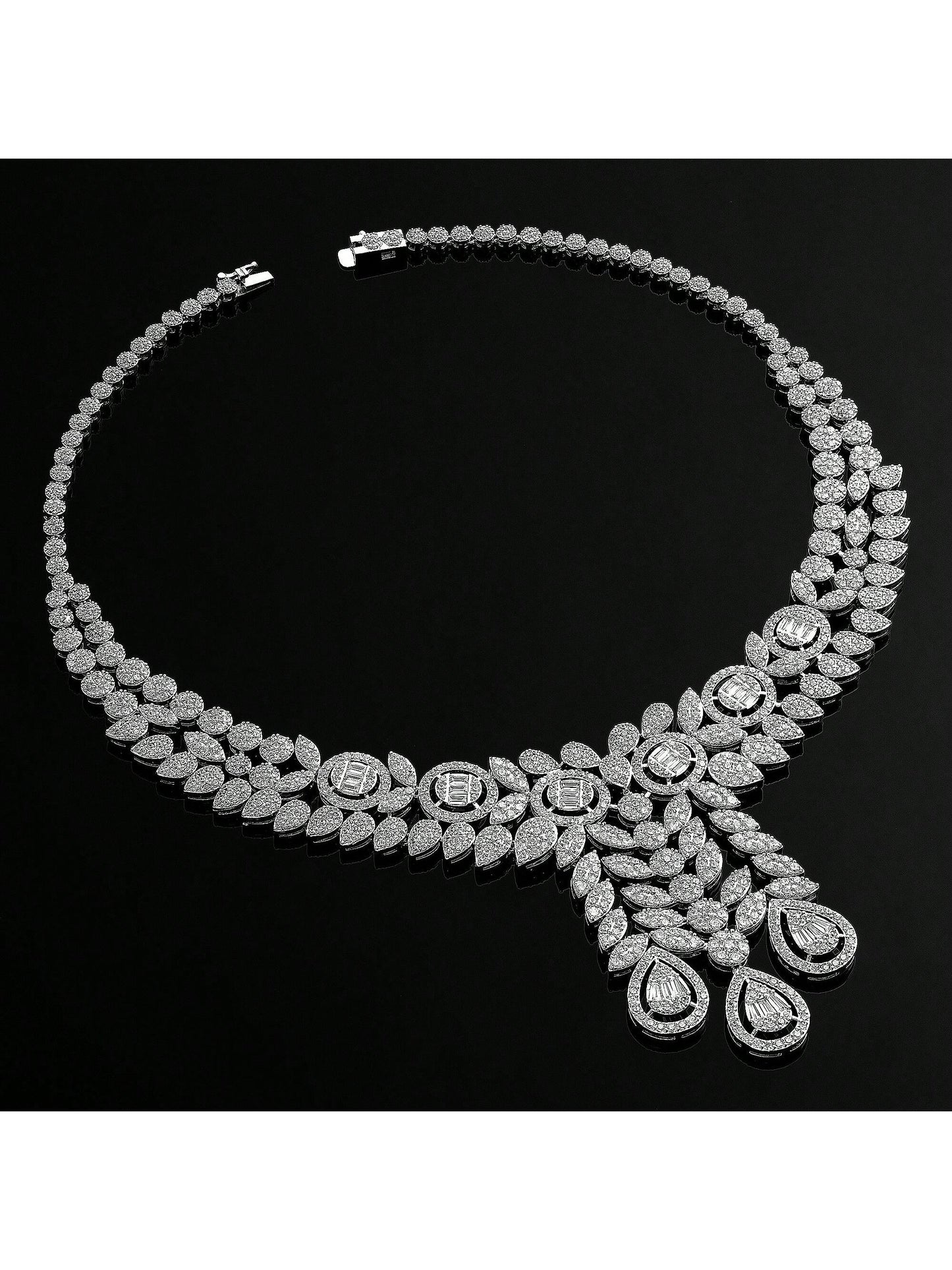 4-Piece Bridal Wedding Jewelry Set New Fashion Saudi Dubai Luxury Jewelry Set Women's Wedding Party Accessories Design - Seen Mai