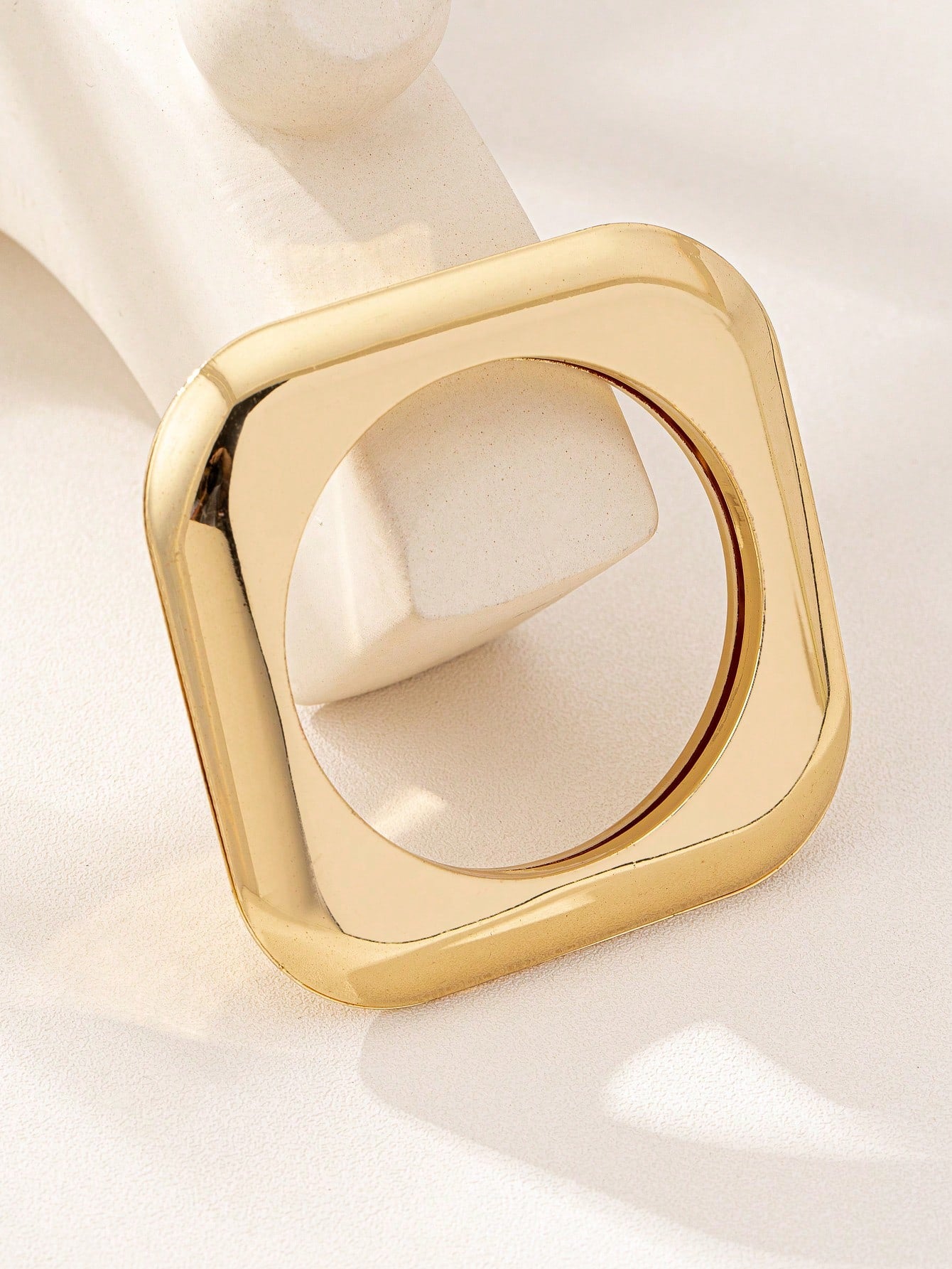 1pc Trendy Oversized Geometric Square CCB Bracelet For Women - Seen Mai