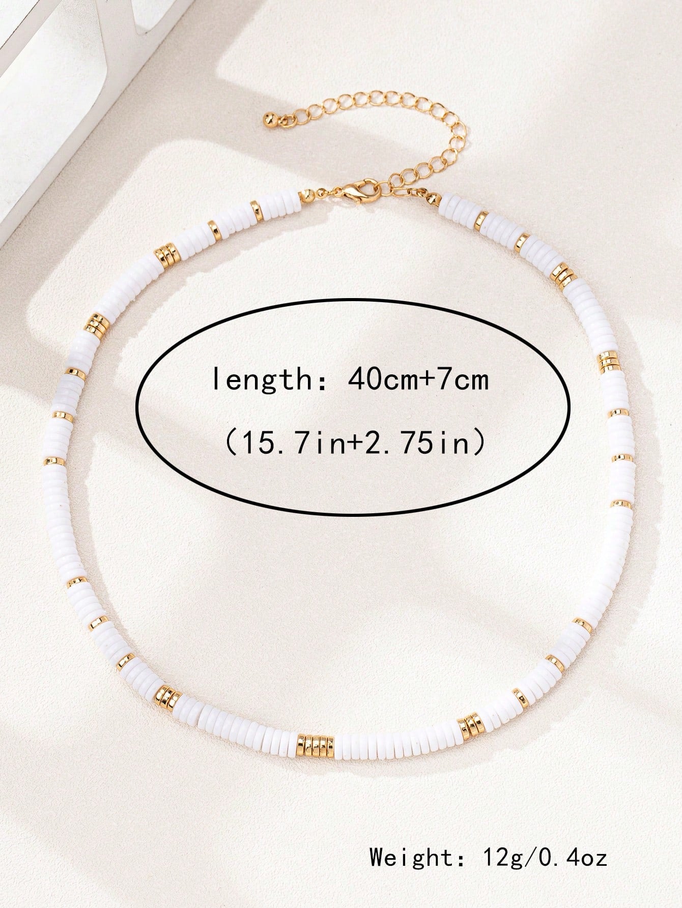 1pc Elegant Fashion Beaded Choker Necklace - Seen Mai