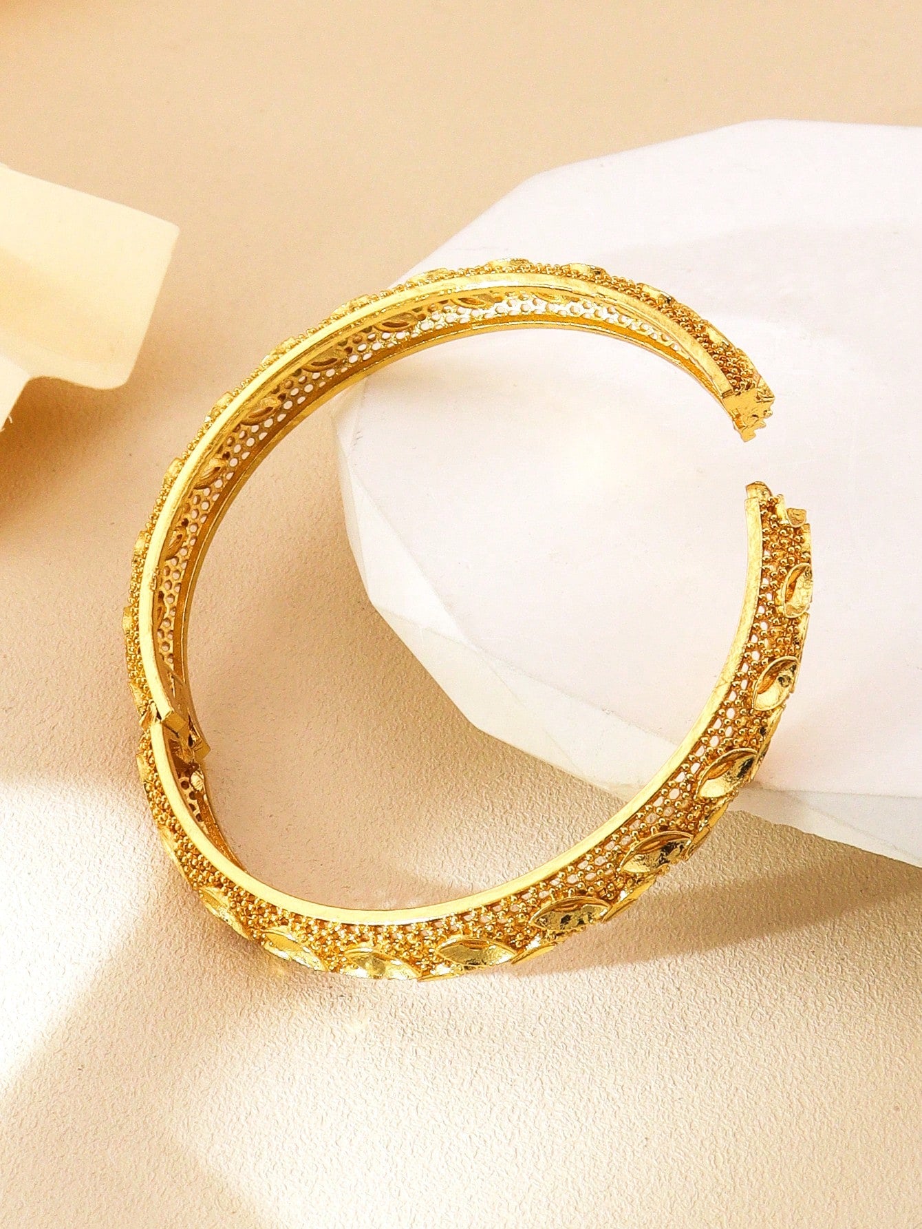 1/2/4pcs Luxury Dubai Women Bracelet Gold Bracelet Saudi Arabia Bracelet Wedding Bride Jewelry African Birthday Gift - Seen Mai