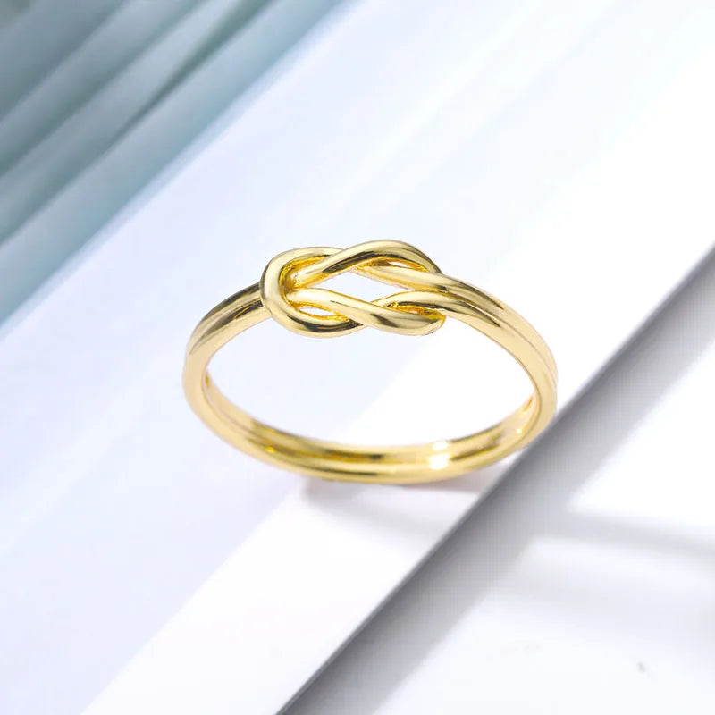 Stainless Steel Twist Rings For Women Men Gold Color Geometric Irregular Ring 2023 New Waterproof Costume Jewelry Anillos Mujer