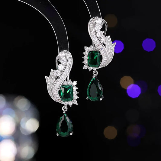 Bilincolor  Angel's Tears Set Zircon Earrings  for Women