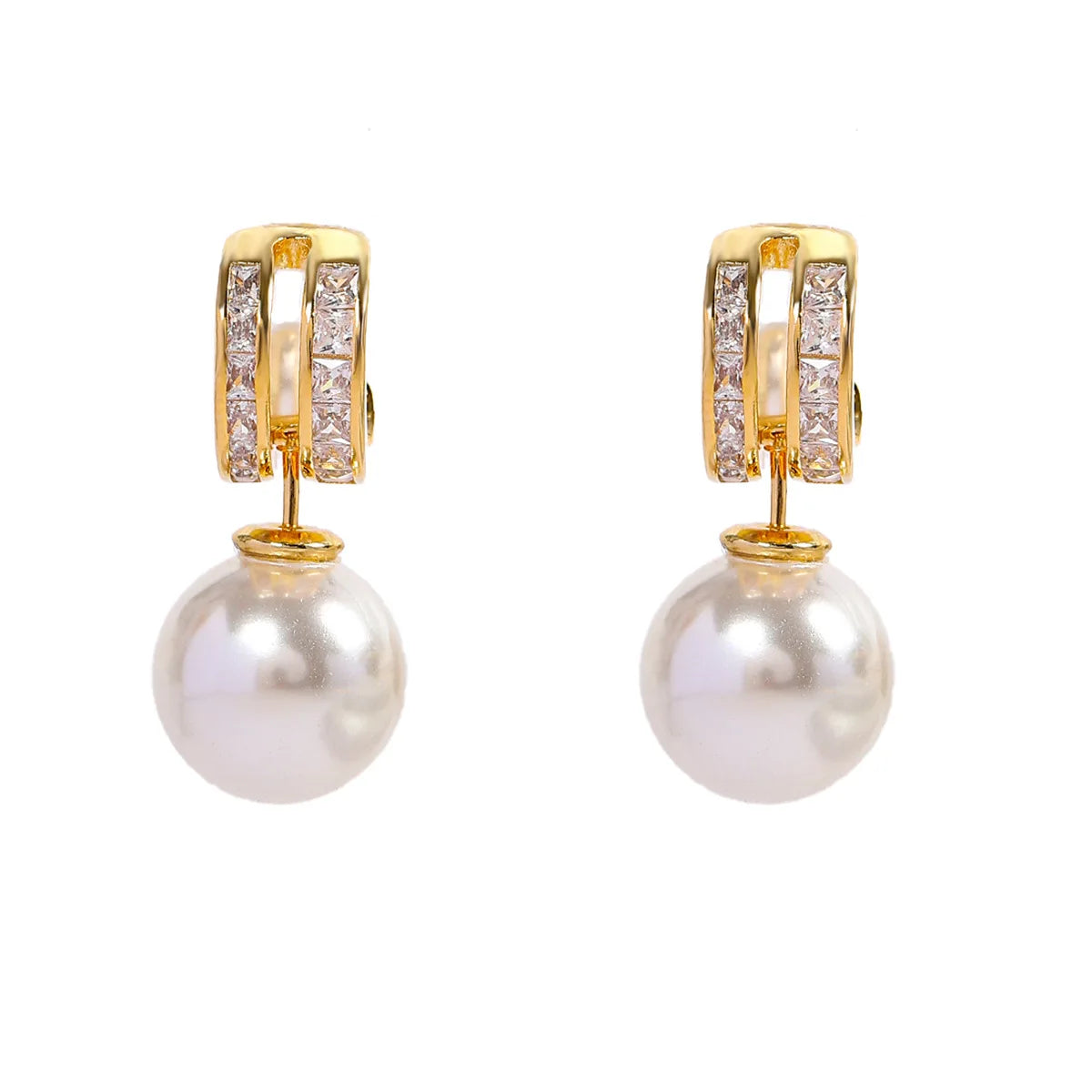 Bilincolor Korean Luxury Pearl Earrings For Women