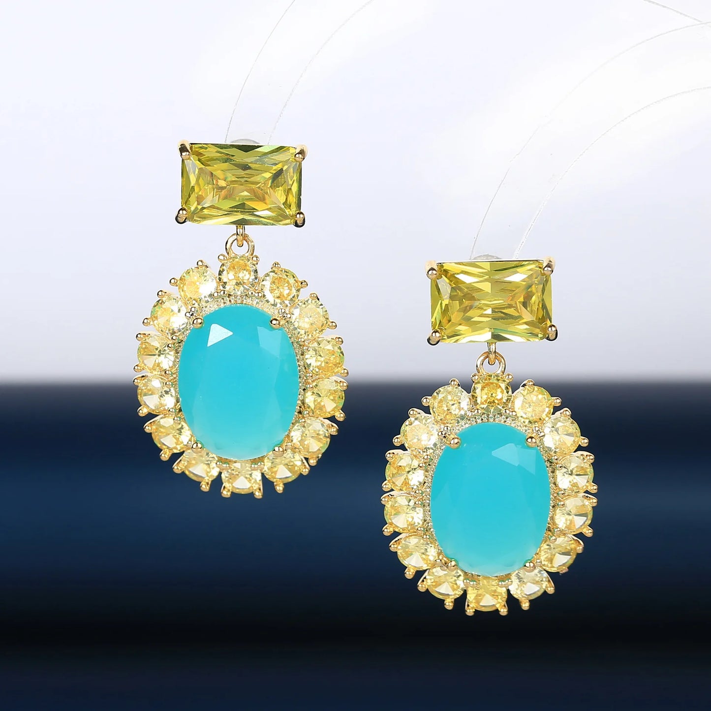 Light Luxury Lashion Elegant Temperament Earrings for Wedding  or  Party