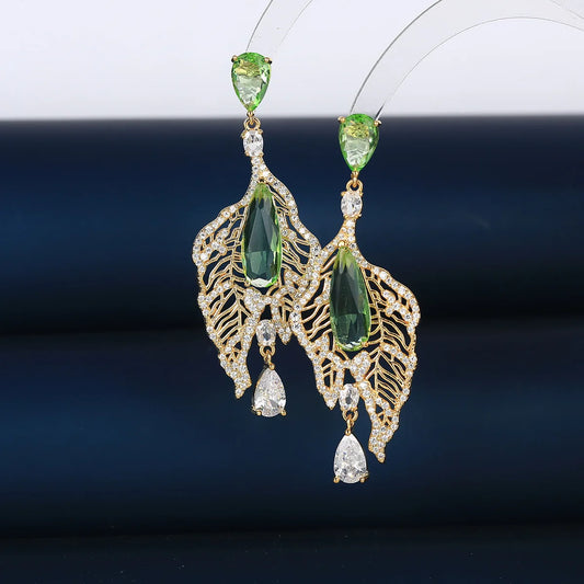 Luxury Water Drop Zircon  Earrings  For Women or Girls  Chrismas' Gift