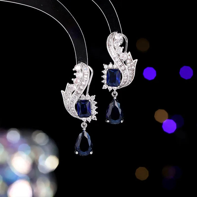 Bilincolor  Angel's Tears Set Zircon Earrings  for Women