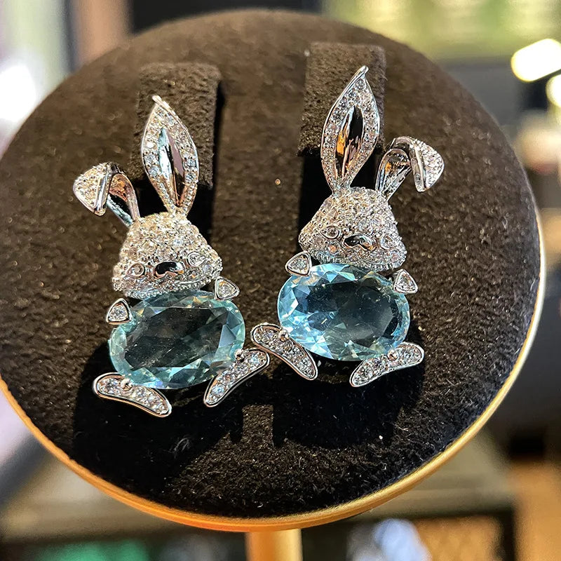 Bilincolor Cute Rabbit Earrings for Women