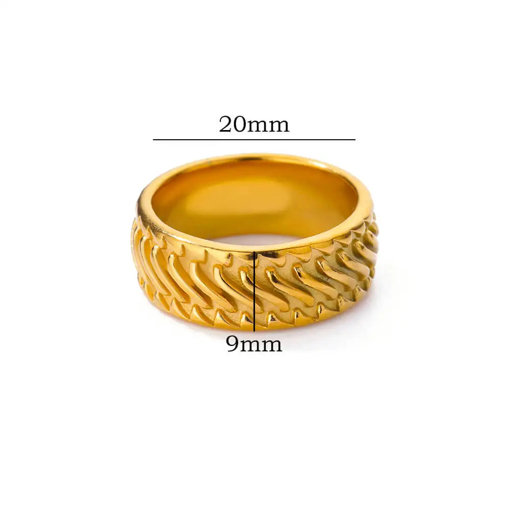 Flower Rings for Women Girls Opening 316L Stainless Steel Ring Classic Flora Aesthetic Jewelry Finger Accessories anillos mujer