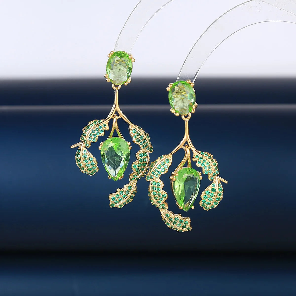 New Water Drop Zircon Earrings  For Women or Girls  Chrismas' Gift