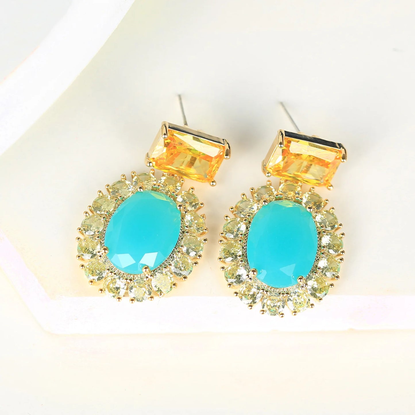 Light Luxury Lashion Elegant Temperament Earrings for Wedding  or  Party