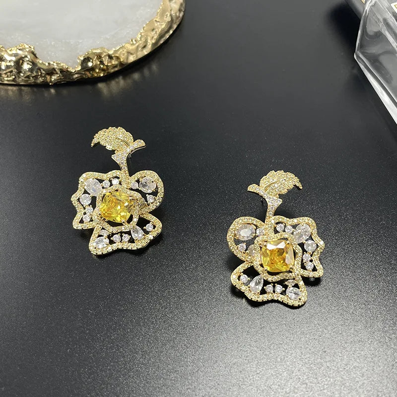 Bilincolor   Flower Earrings for Women