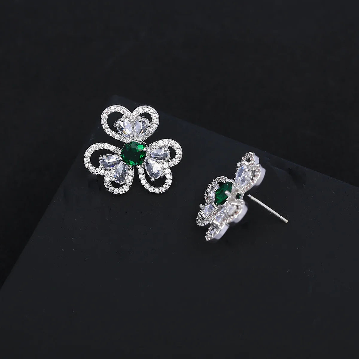 Luxury Zircon Earrings  For Women or Girls  Chrismas' Gift