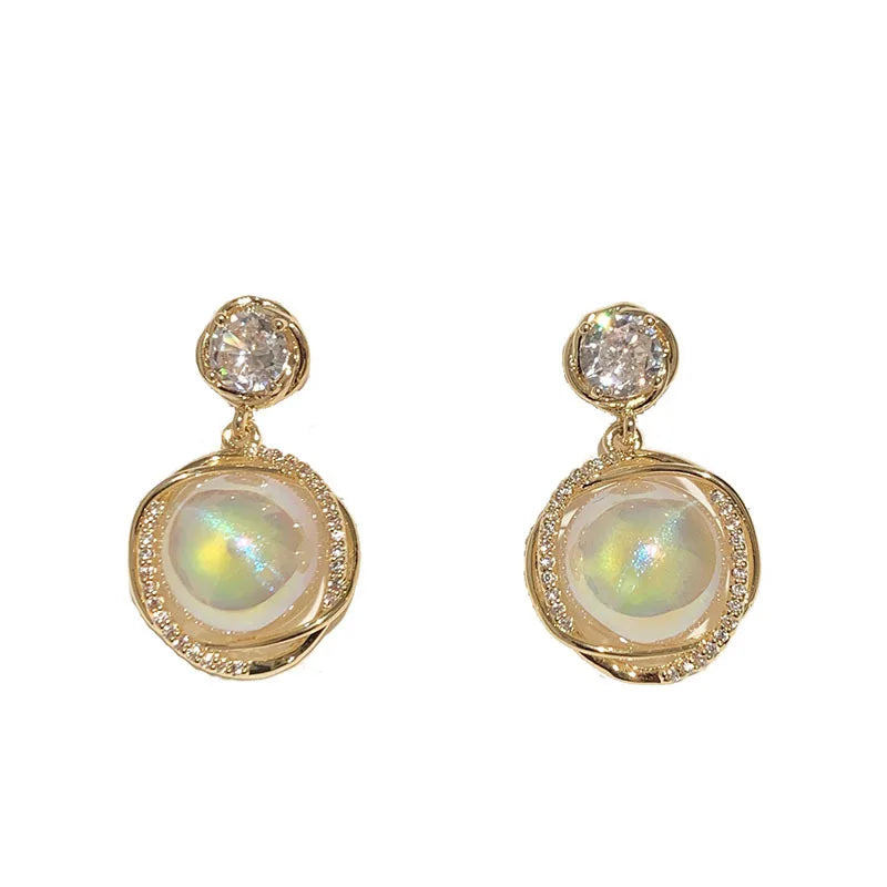 Bilincolor Luxury Mermaid Ji Pearl Earrings for Christmas "Gift