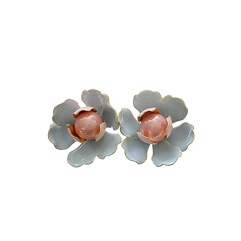 Bilincolor Retro Pearl Chinese Hanfu  Earrings for Women