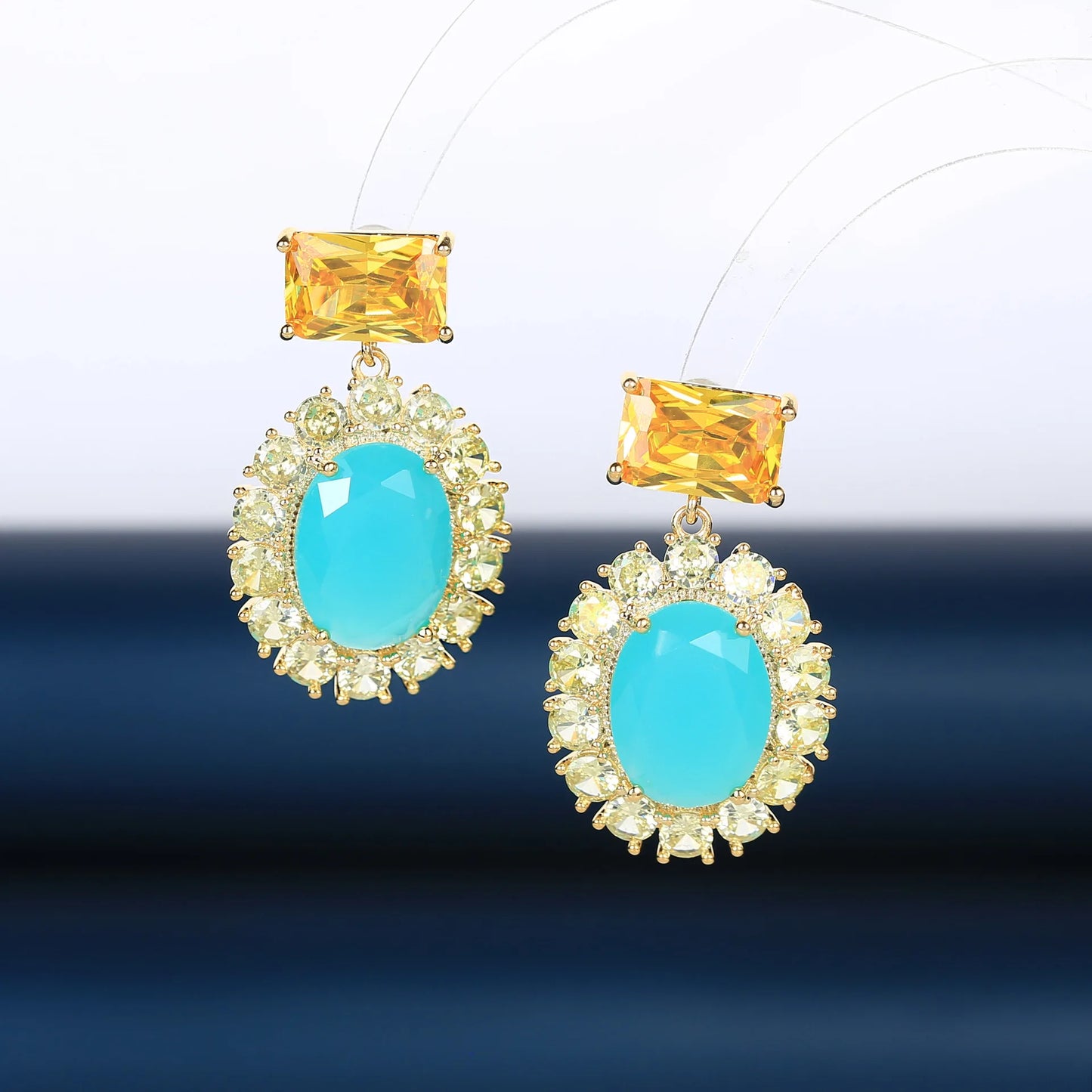 Light Luxury Lashion Elegant Temperament Earrings for Wedding  or  Party