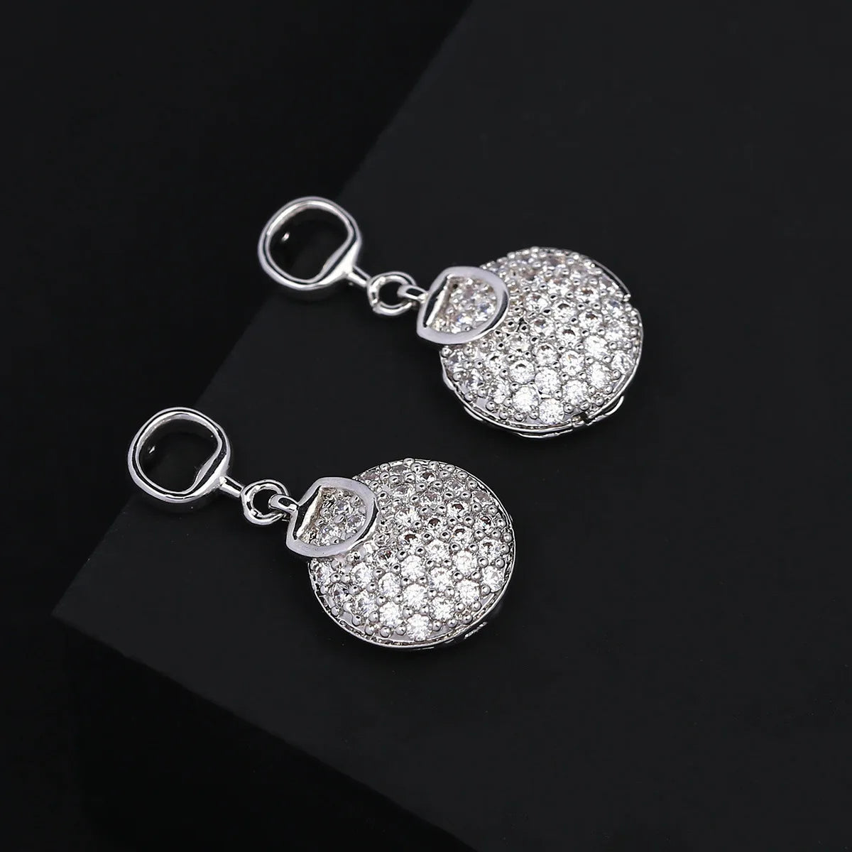 Bilincolor Luxury  Advanced Design Woven Bag Earrings