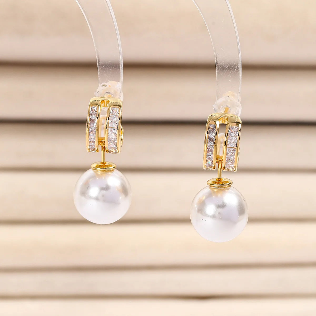 Bilincolor Korean Luxury Pearl Earrings For Women