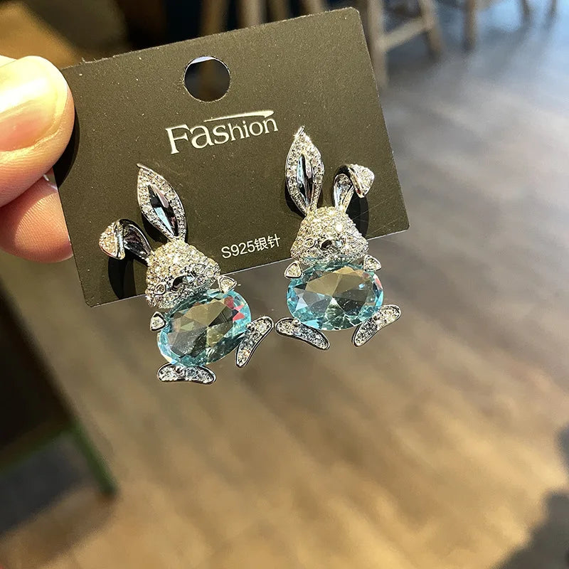 Bilincolor Cute Rabbit Earrings for Women