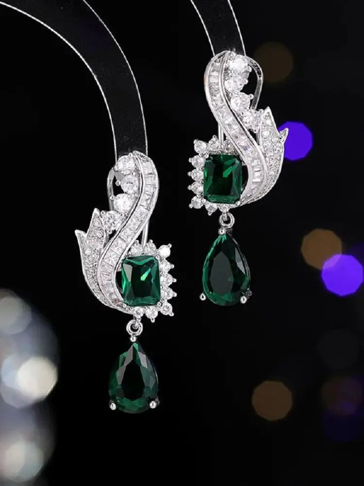 Bilincolor  Angel's Tears Set Zircon Earrings  for Women