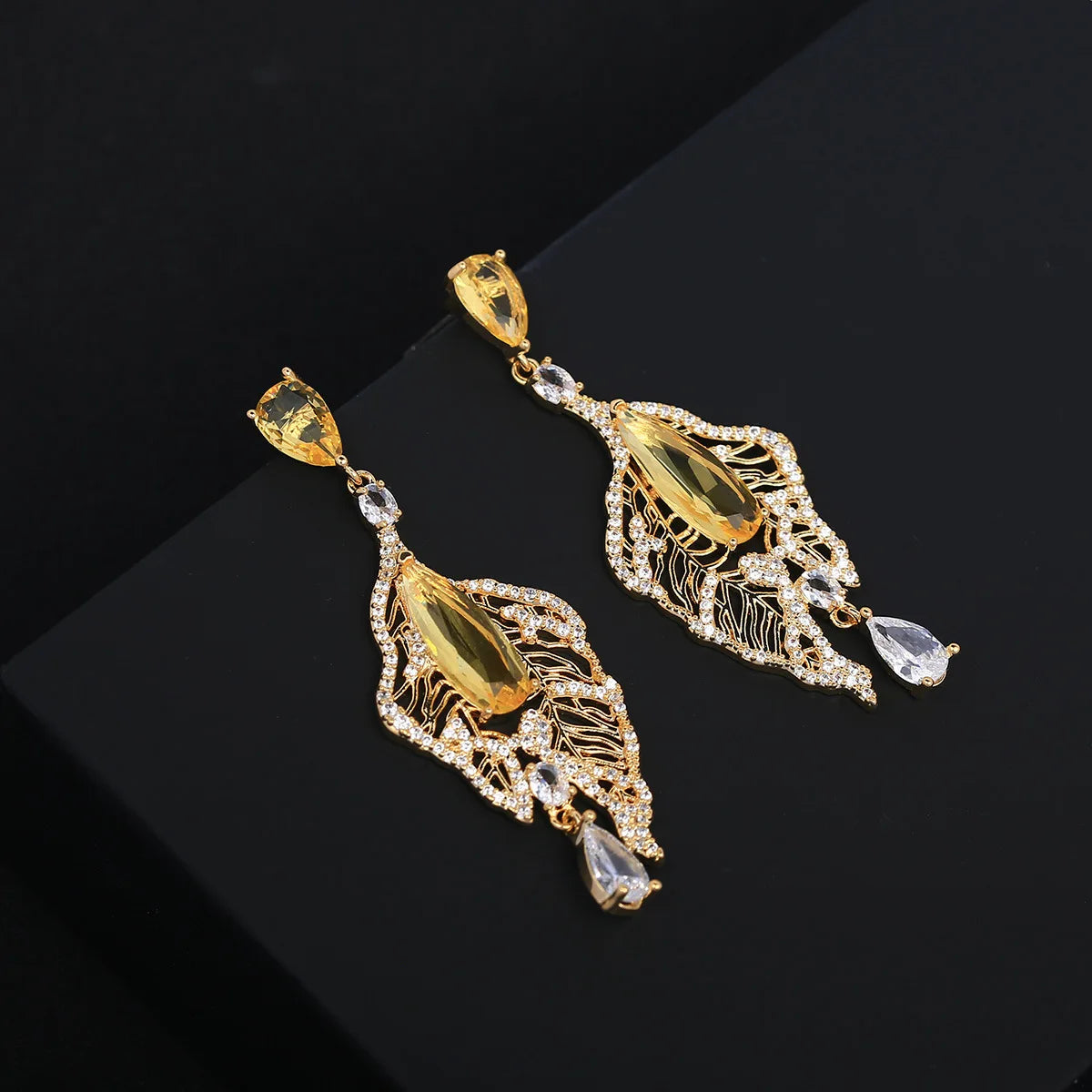 Luxury Water Drop Zircon  Earrings  For Women or Girls  Chrismas' Gift