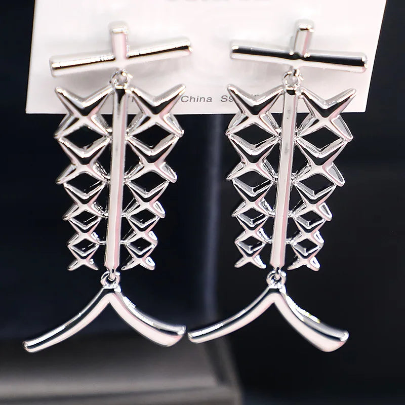 Bilincolor Personalized Metal Earrings for Women for Gift