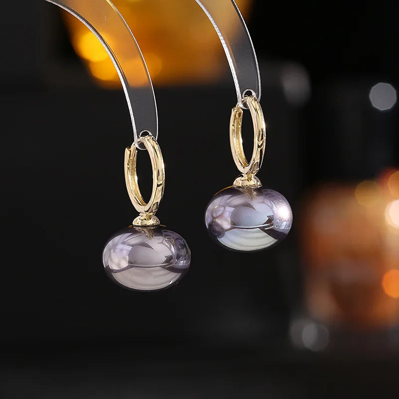 Bilincolor Korean Super Fairy Temperament Simple and Popular Design French High Grade Pearl Earring  for Wedding or Party