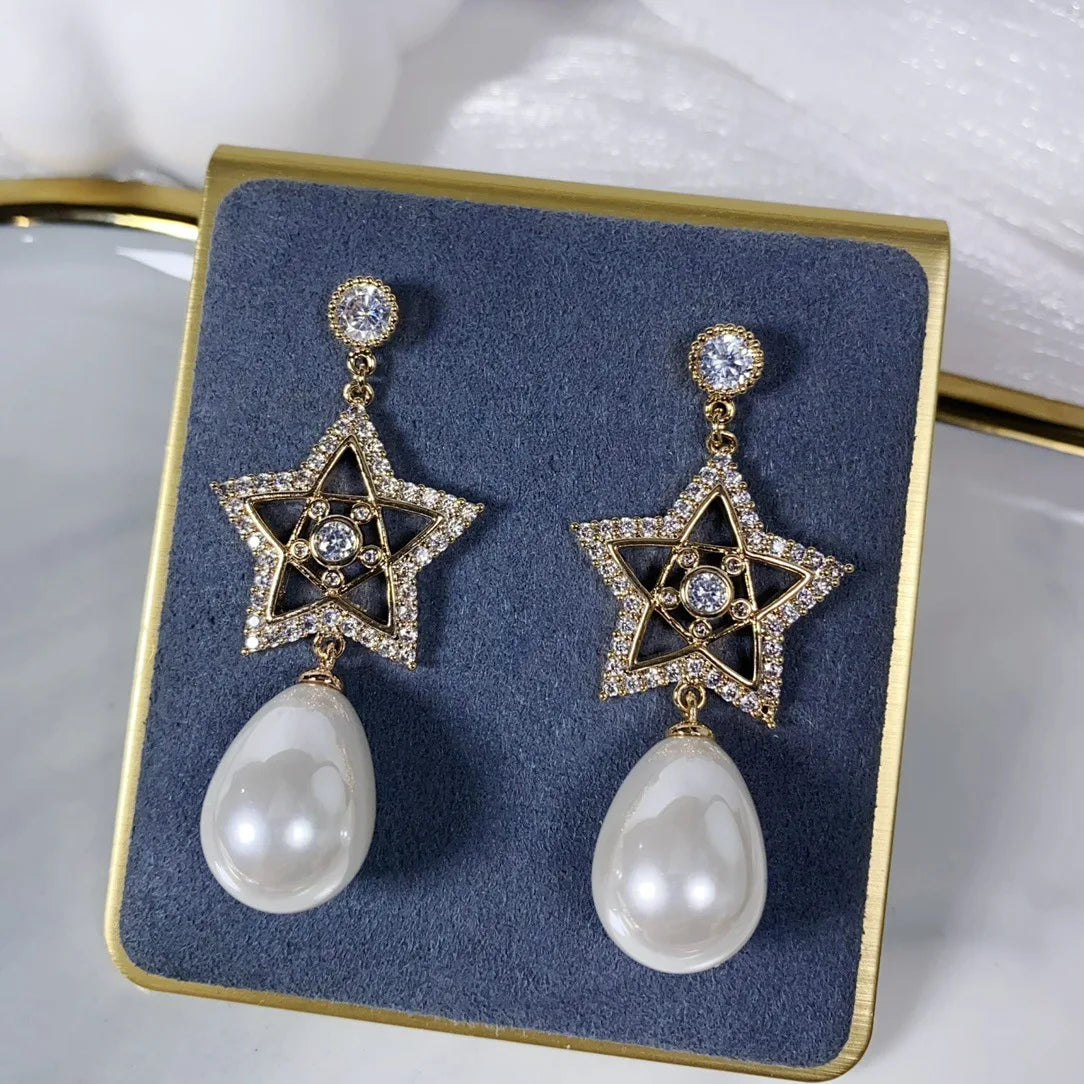 Bilincolor   Pearl Earrings For Women