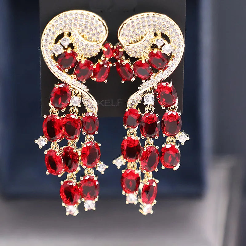 Bilincolor Heavy Industry   Zirconium  Curv Earring for Women