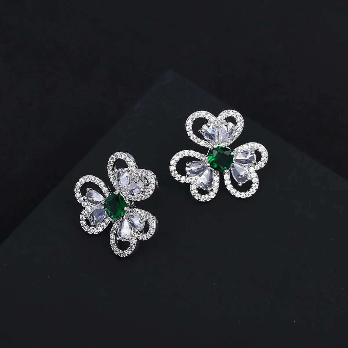 Luxury Zircon Earrings  For Women or Girls  Chrismas' Gift